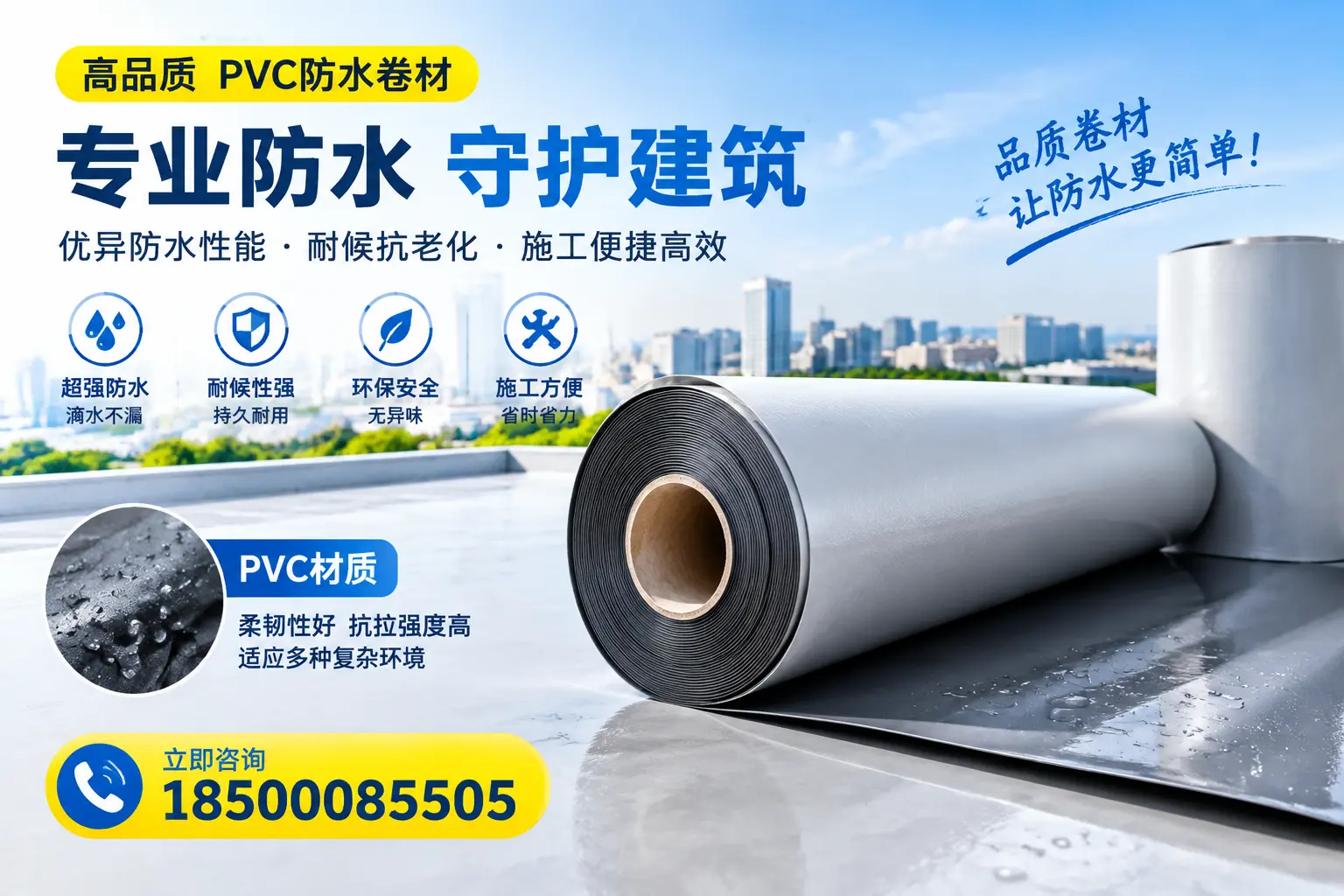 PVC防水卷材的安全性分析，普洱居民需了解的知识